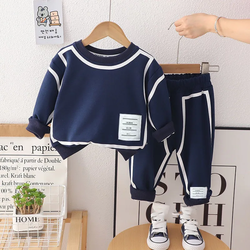 

Свитшот и пуловер для мальчиков, с круглым вырезом и длинным рукавом