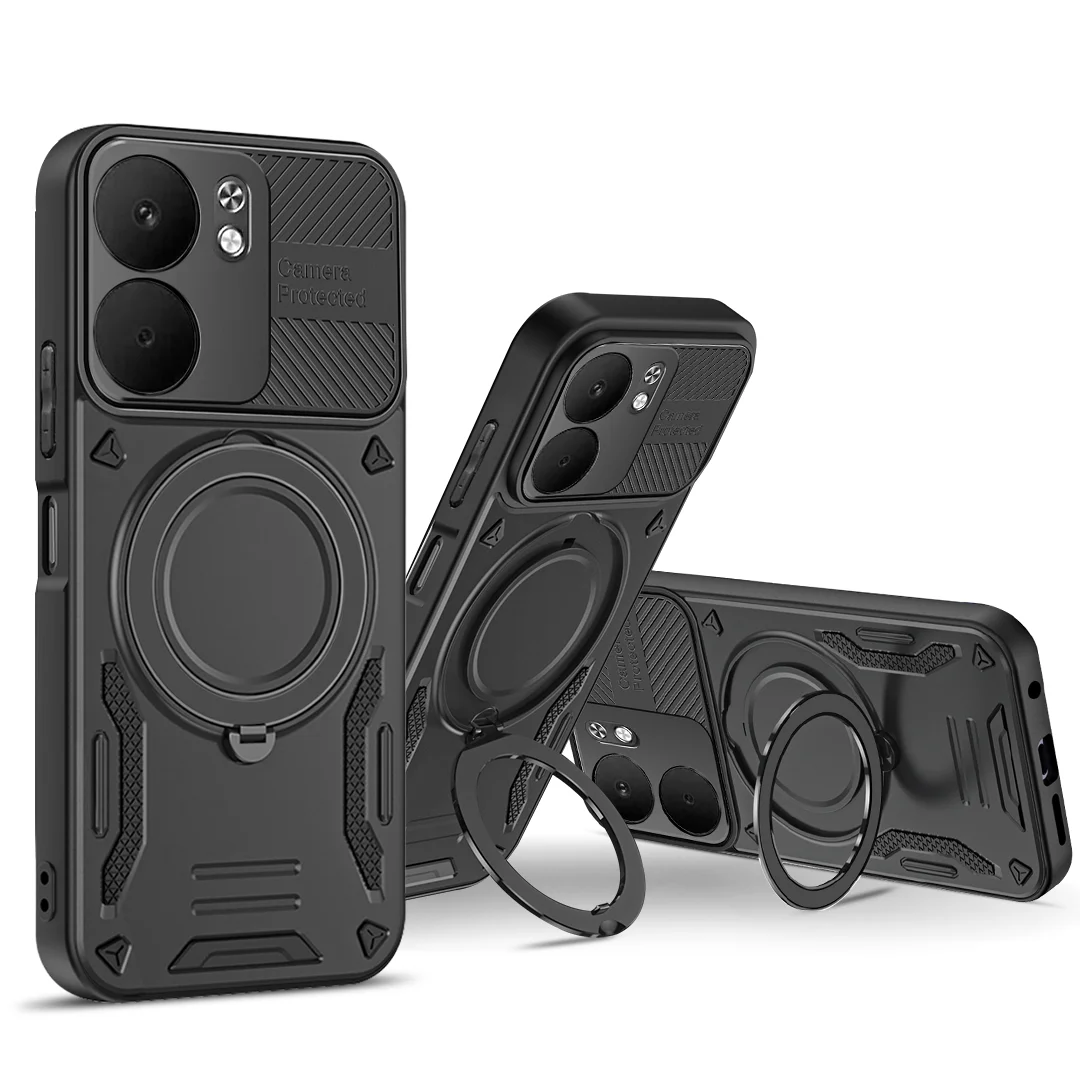 360° Metal Magnetic Rotating Ring Holder Phone Case Protector