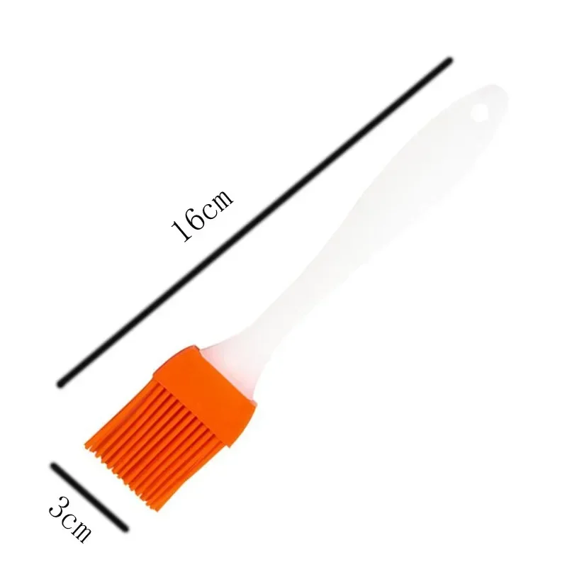 Silicone Oil Brushes Baking Bakeware Bread Cook Brushes Pastry BBQ Basting Brush Seasoning Oil Kitchen Tools 4Pcs