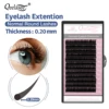 Qeelasee 0.20 Thickness Classic Round lashes B/C/D/CC/DD All Curl 1