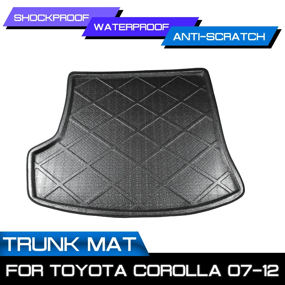 

Автомобильный коврик, ковер для Toyota Corolla 2007 2008 2009 2010 2011 2012, задний багажник, защита от грязи