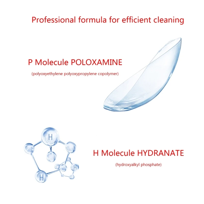 50ml Jewelry Cleaning Concentrate Ultrasonic Solution Glasses Cleaner Liquid 2