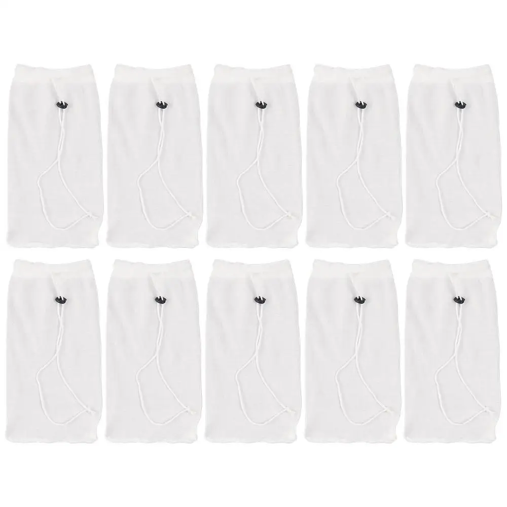 10 stücke Pool Staubsauger Mesh Taschen Ersatz Wiederverwendbare Waschbar Blatt Filter Taschen Outdoor Pool Teich Reinigung Zubehör