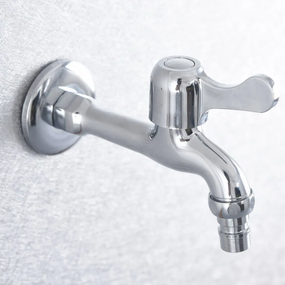 

Полированный хромированный настенный смеситель с одной ручкой для стиральной машины/садовый водопроводный кран/раковина для прачечной водопроводные краны mav172