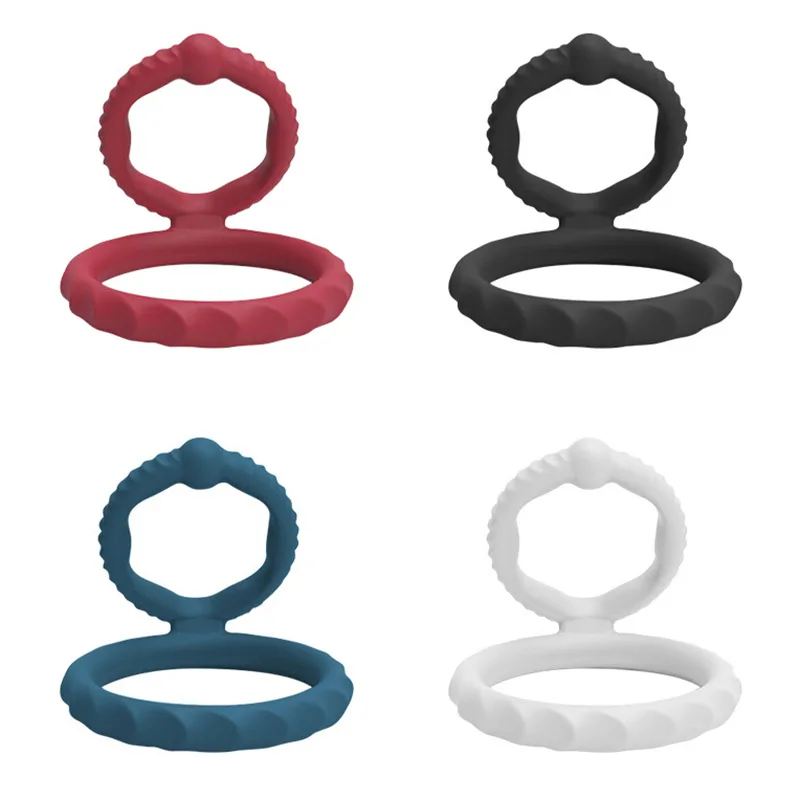 Silicone Penis Cock Ring Delay Ejaculation Super Small Chastity Cage ...