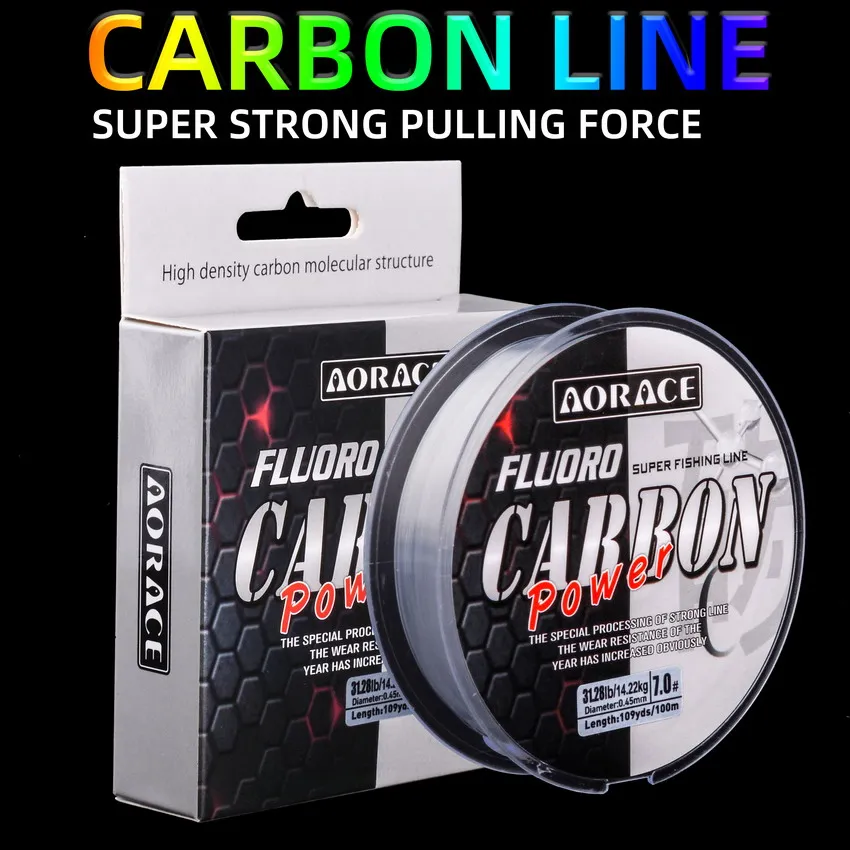 Sc25232f06128478e95c972335e480c25Y 300M Fluorocarbon Fishing Line Japanese Imported Carbon Fiber Line 1-15kg Monofilament Sinking Line Sea fishing Mallzona