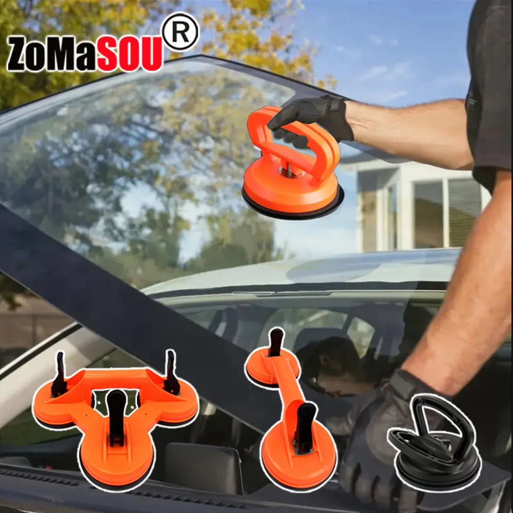Vacuum Strong Glass Lifting Suction Cups Heavy Duty Vacuum ABS Handle for Glass Tile Suction Cup Lifting Car Dent Repair Tool