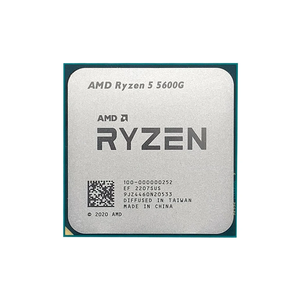 NEW AMD Ryzen 5 5600G R5 5600G 3.9GHz 6-Core 12-Thread 65W CPU Processor  L3=16M 100-000000252 Socket AM4 Origin Box With Cooler