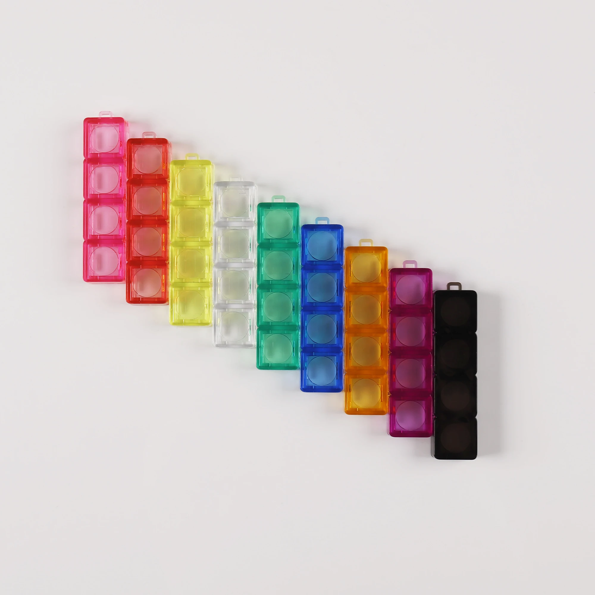 YMDK 4U 스위치 키체인 맞춤형 스트레스 해소 장난감 선물, 기계식 키보드 스위치 테스터 키트