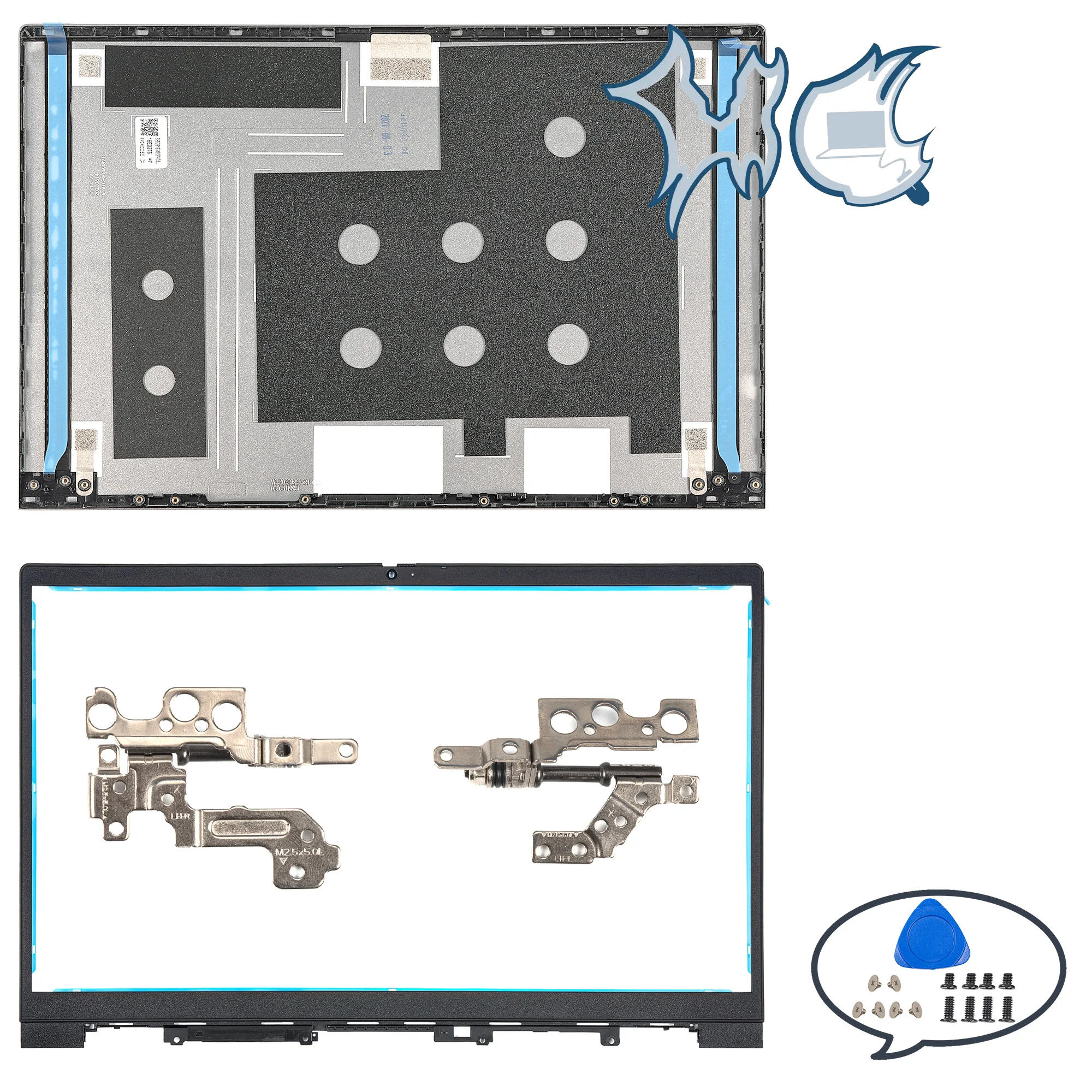Para ThinkBook 15 G2 ARE ITL Nueva Cubierta Trasera LCD Para Portátil/bisel Frontal/reposamanos/bisagra/cubierta Inferior/teclado Reemplazar Tapa Trasera Cubierta Superior - AliExprs