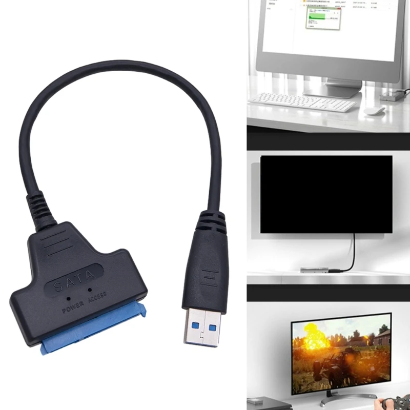 D63H 하드 디스크 케이블 어댑터 어댑터 케이블 지원 Usb3.0-Sata 2.5인치 어댑터용