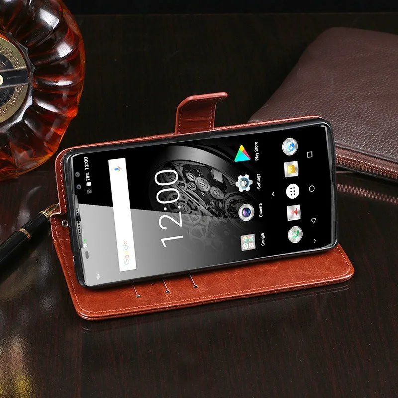 Premium PU Leather Flip Case Wallet Cover - Stylish Phone Accessory