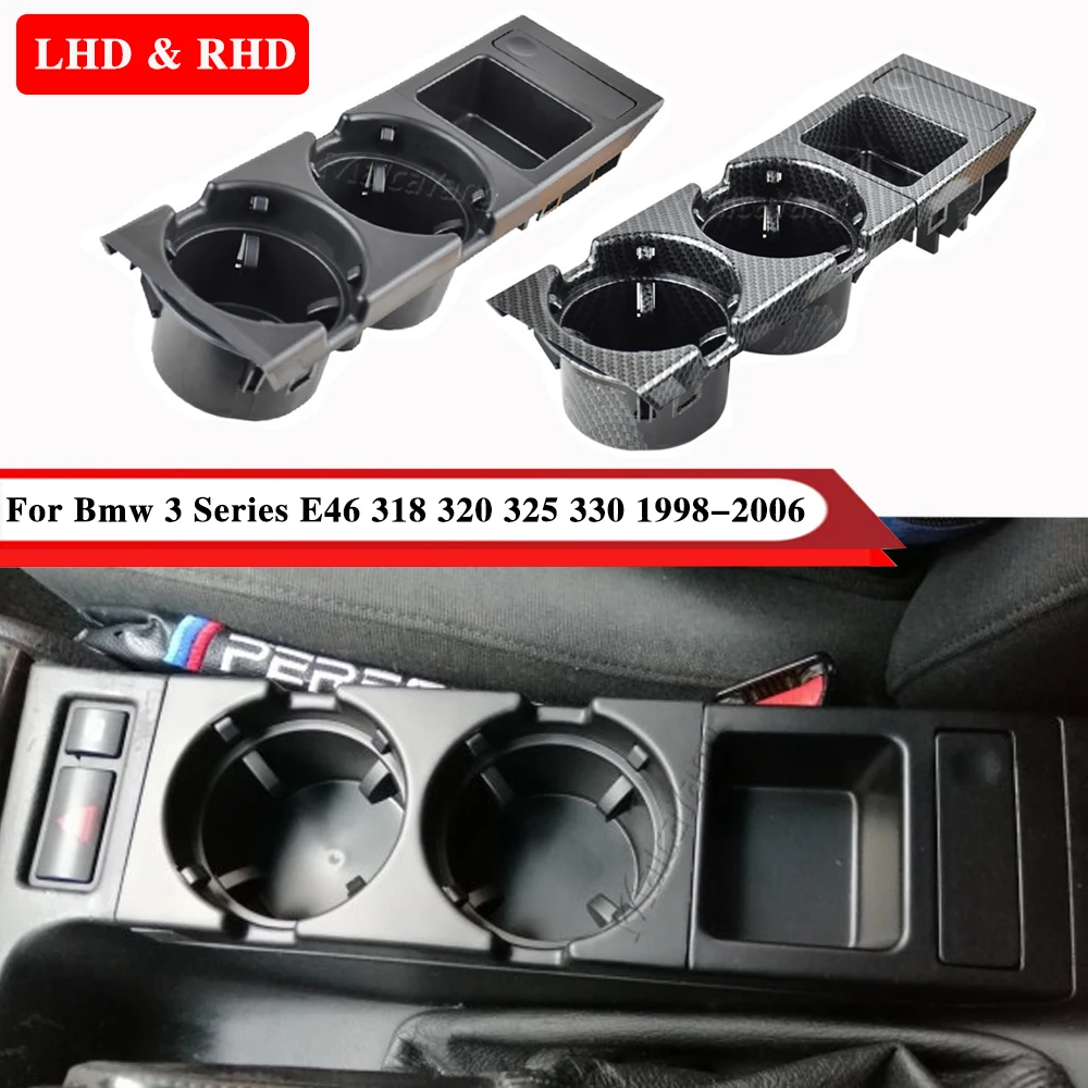 고품질 자동차 센터 콘솔 물컵 홀더, 음료수 병 홀더, 동전 트레이, Bmw 3 시리즈 E46 318I 320I 98-06 51168217953
