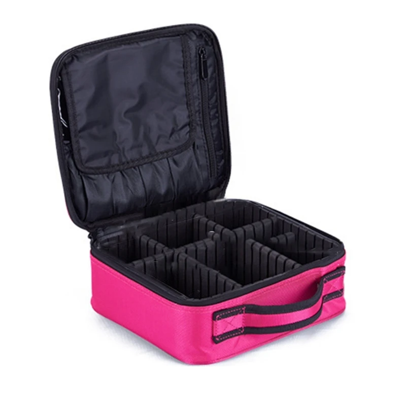 

Makeup Bag Travel Carrying Case for Toiletry Large Capacity Cosmetics Accessories Make Up Brush Zipper Bag Portable