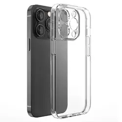 Crystal Clear Silicone Phone Case - Ultra - Slim Protective Soft Cover - iPhone 12 Pro