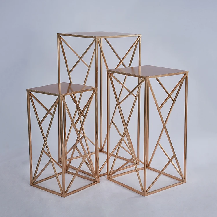 Wrought iron plating cake frame flower frame for wedding centerpiece stand