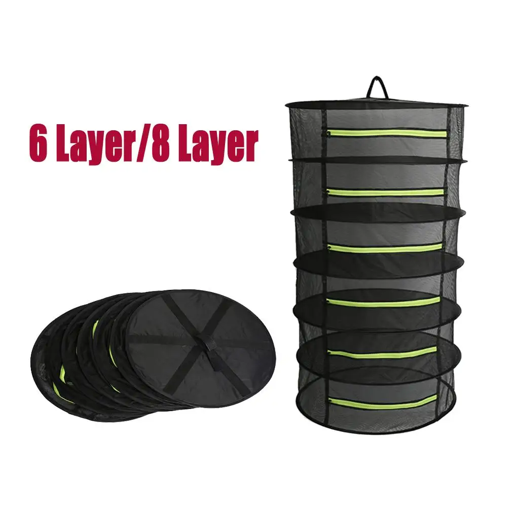 Flowers Buds Folding Drying Rack Net Dryer 60cm Carrying Bag