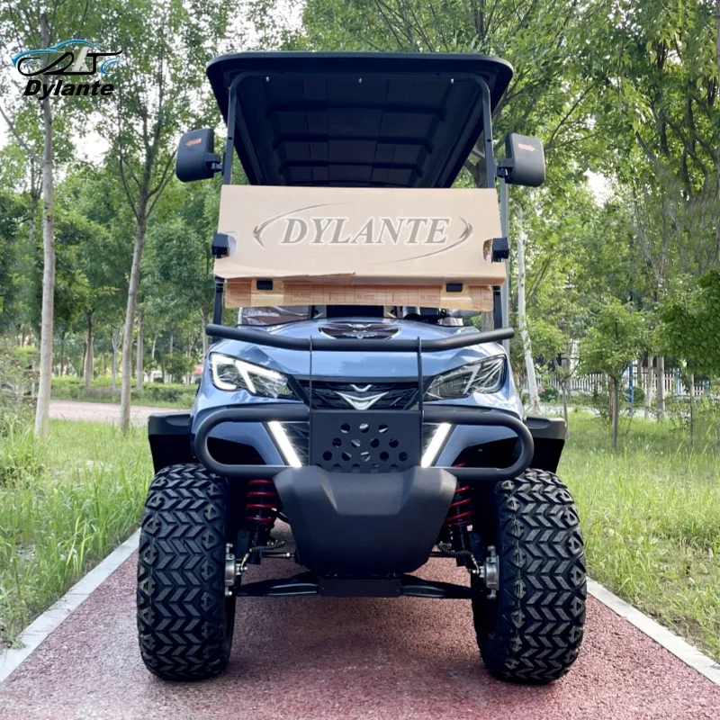 5kw 4kw Shooting Club Car Off Road Gasoline Hunting Car 2 4 6 Seat Lithium Battery Electric Solar Golf Cart
