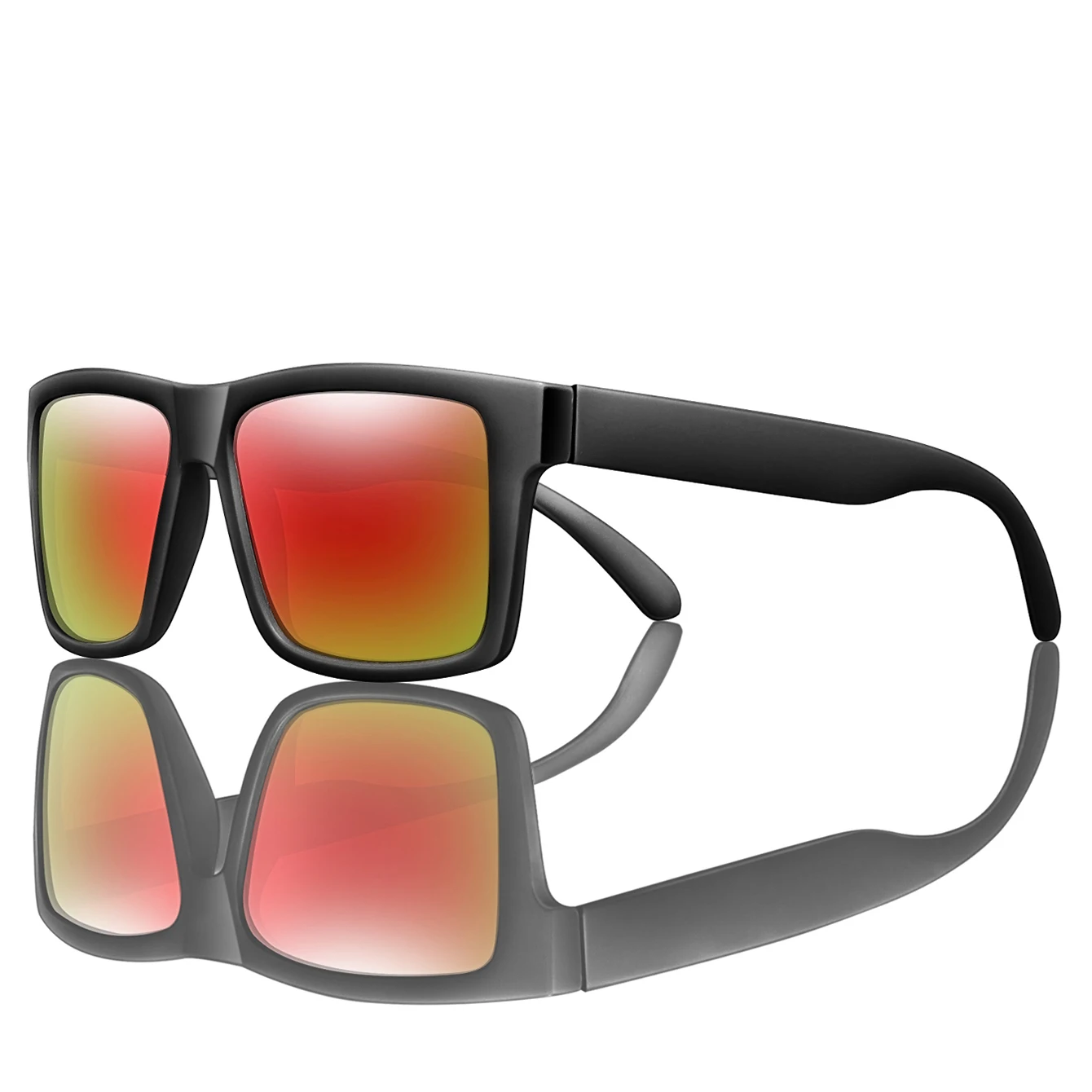 Polarized Cycling Sunglasses Classic Square Shades UV Protection Men and Women