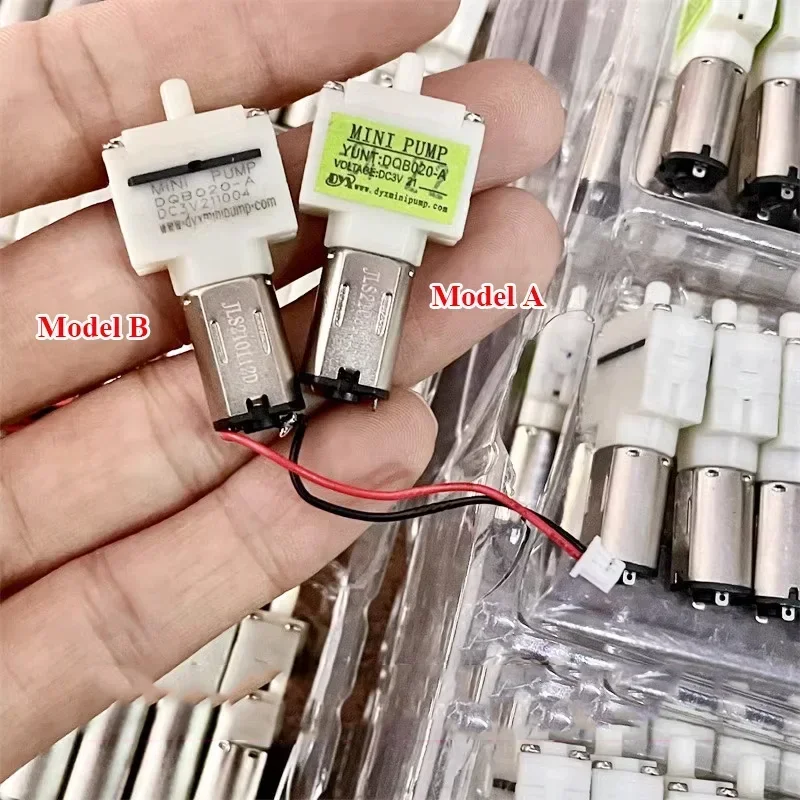 DQB020-A Small Mini M20 Air Pump DC 3V 3.7V Micro Oxygen Pump Inflator DIY Electronic Sphygmomanometer Sweeper Fish Tank