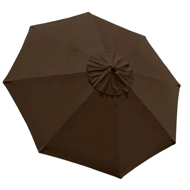 UV Protection Parasol Sunshade Umbrella Cover 3 Meters Garden Umbrella Cover Waterproof Beach Canopy Replacement 6/8 Ribs