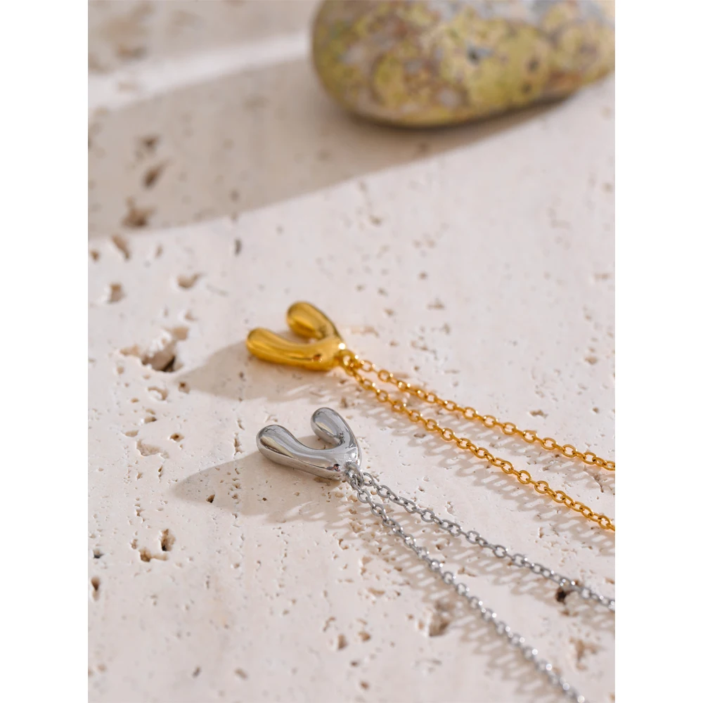 Yhpup Stainless Steel Pendant Necklace