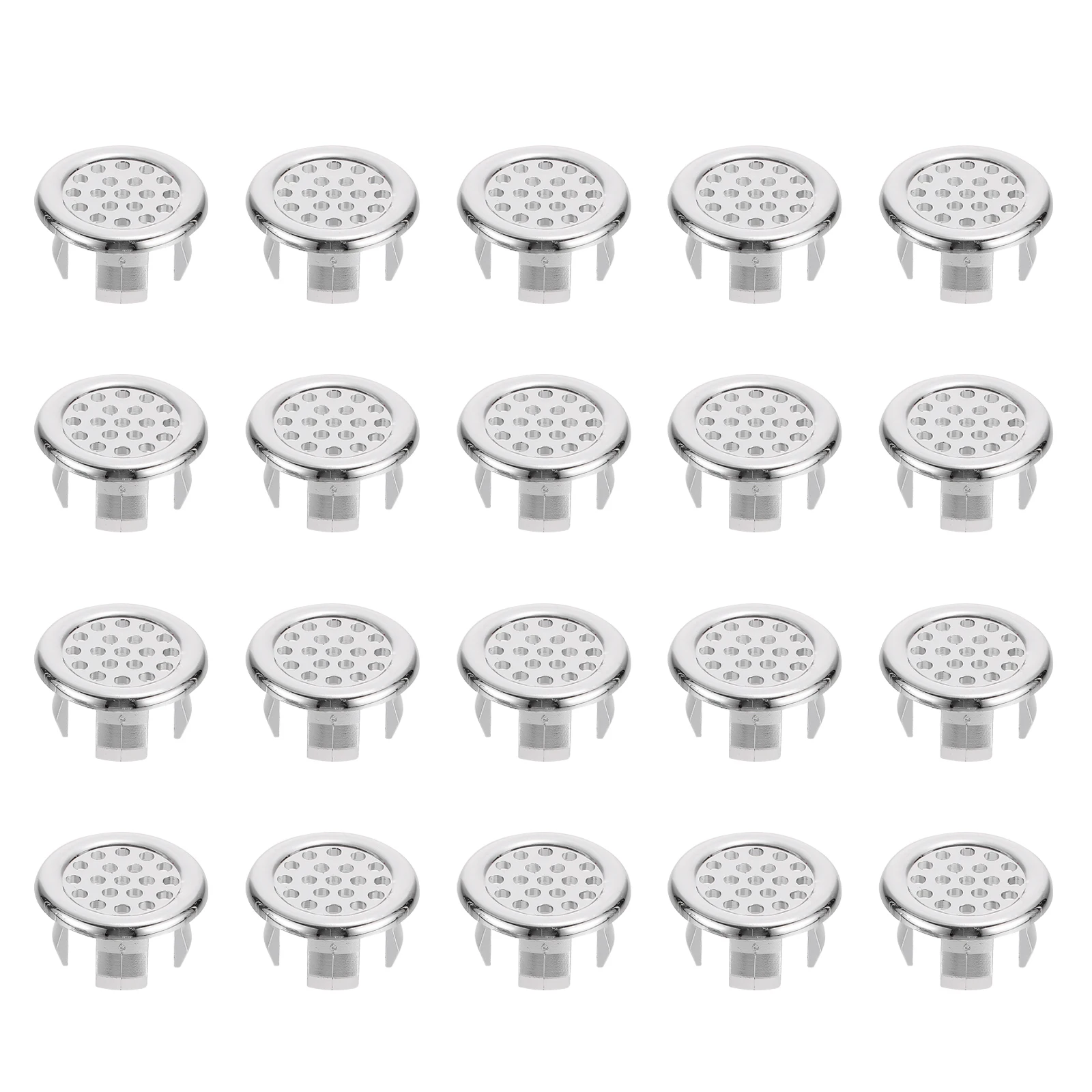 20pcsKitchenBathroomBasinTrimBathSinkHoleRoundOverflowDrain