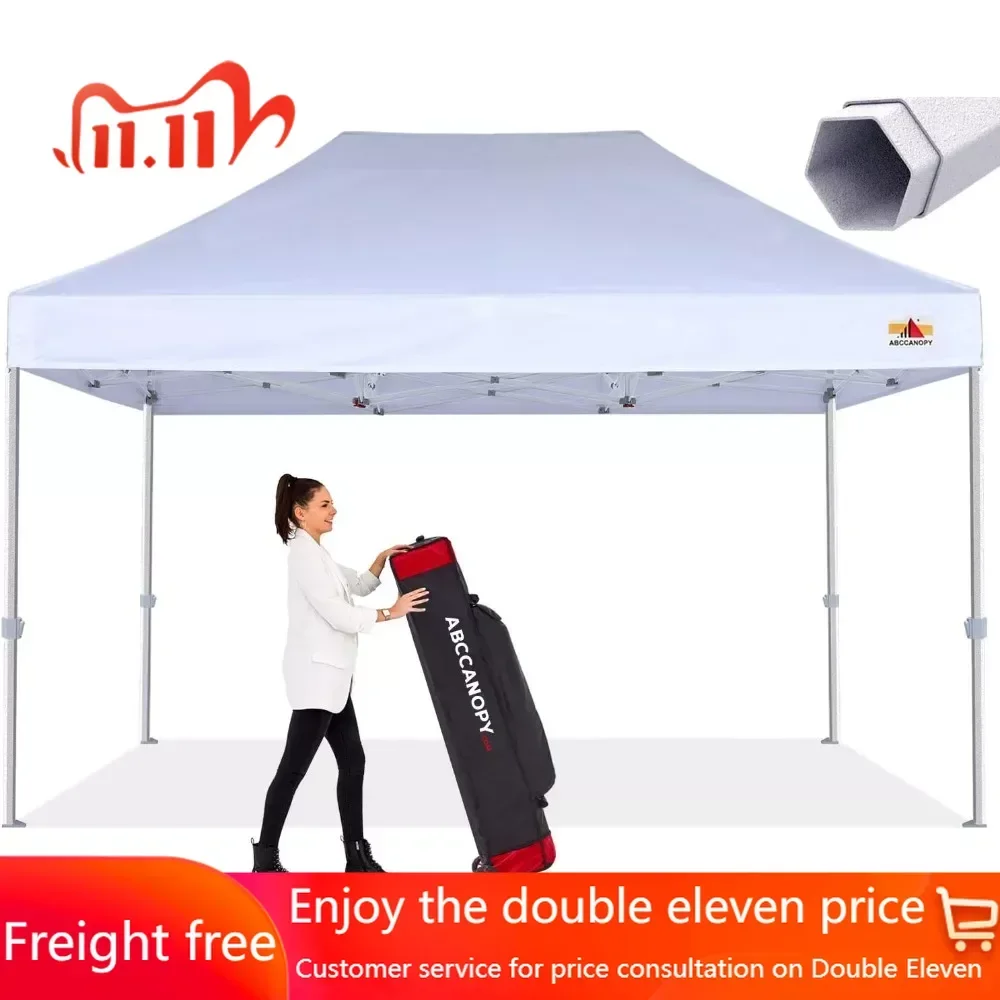 

ABCCANOPY Commercial Ez Pop Up Canopy Tent 10x15 Premium-Series, White Freight free