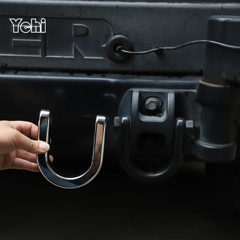 ハマーh2 2003-2009用アルミニウム合金/シルバー,車用牽引フック,リア