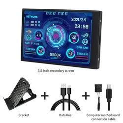 3.5 - Inch Mini IPS USB - C Secondary LCD Display (Option 2)