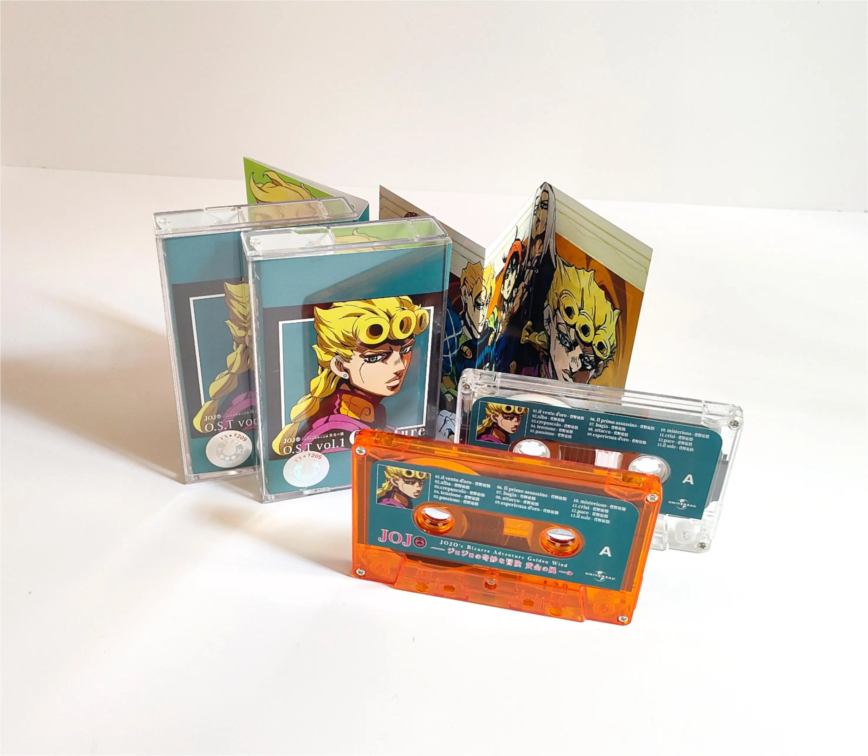 ジョジョの奇妙な冒険の写真,音楽テープ,カジョガロ,ギロバンナ
