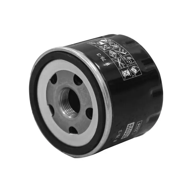 MANN FILTER W79/3 / W79 Oil Filter OC727 for DACIA Duster Logan Sandero RENAULT Clio FIAT 500X JEEP Compass SUZUKI 68439517AA
