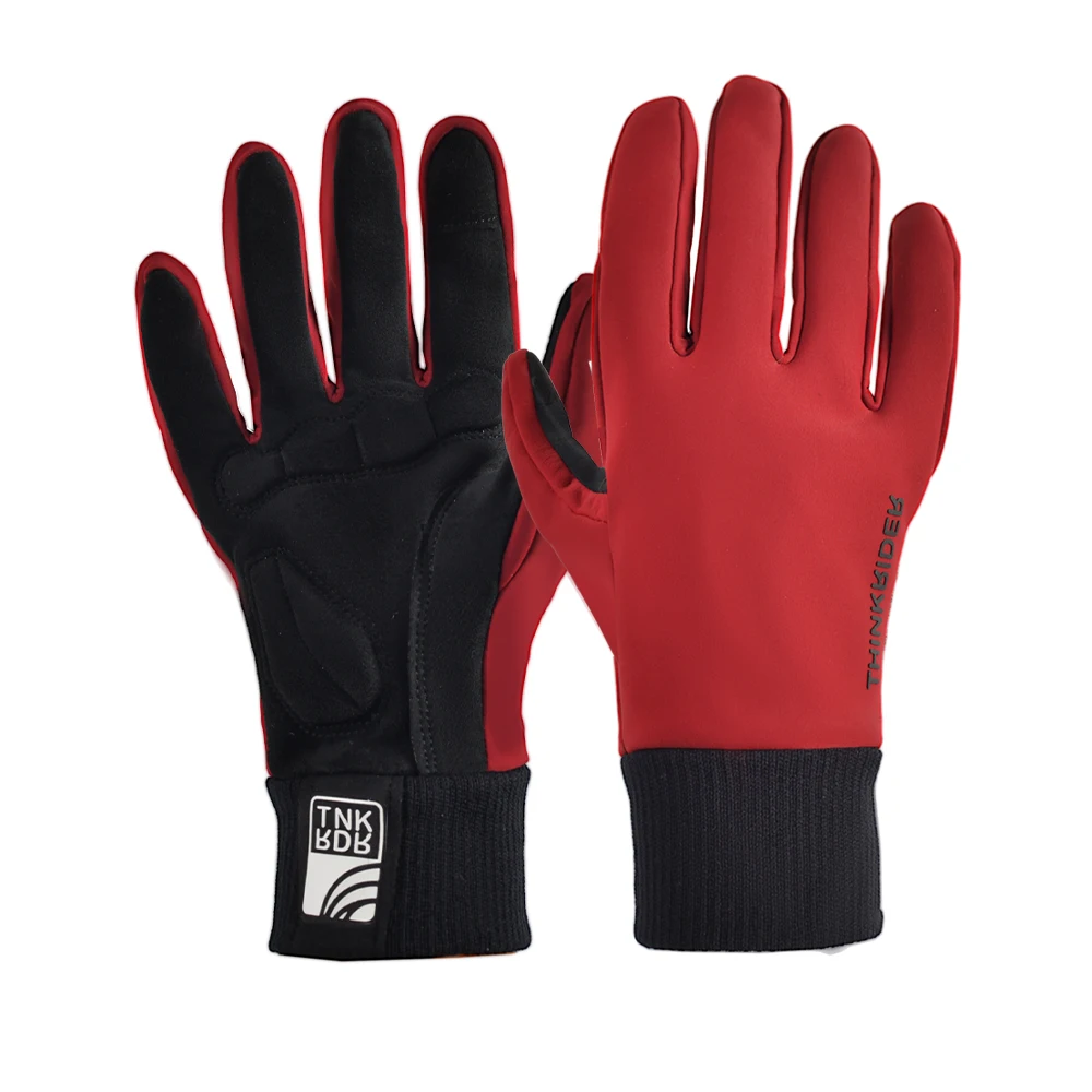 ThinkRider -5° Winter Warm Full Fingers Waterproof Cycling Outdoor Sports Running Motorcycle Ski Touch Screen Fleece Gloves 5