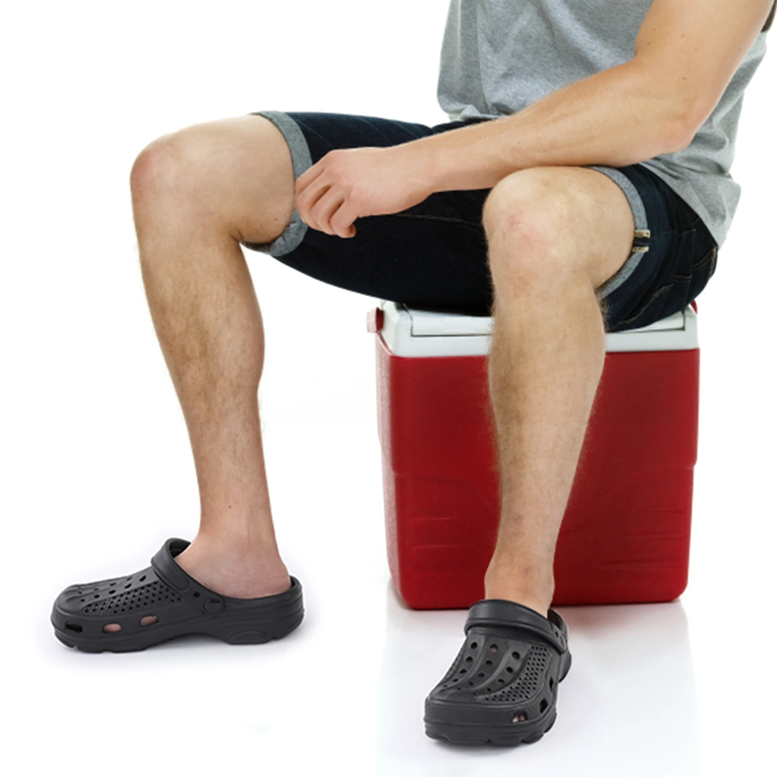 Smile Pop Fashion Men Clogs Slippers Brand Summer Clogs Slippers Outdoor Antiskid Beach Slippers Soft Home Breathable Slippers - Image 4