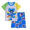 Hot Selling Smiling Critters Peripheral Poppy Game Printed Summer Short-sleeved Suit Two-piece Set The Best Gift for Children 1