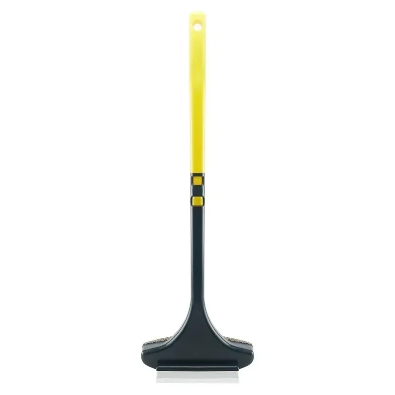 Dual-Action Window Screen Cleaner with Brush and Squeegee