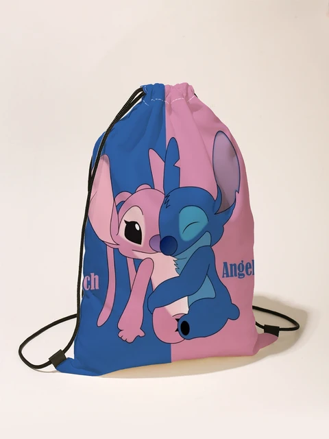 디즈니 릴로 & 스티치 애니메이션 여행 드로스트링 가방: 아이들의 모험과 파티에 완벽한 선물