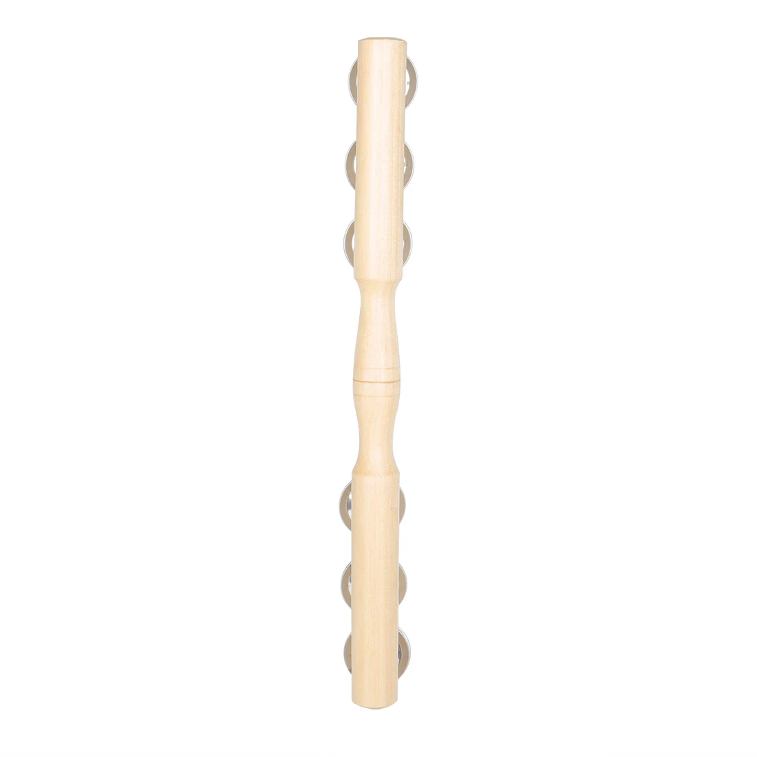 Six Bells Cymbal Wooden Aluminum Alloy Orff Percussion Instruments Single Row Hand-held Enlightenment Musical Instrument