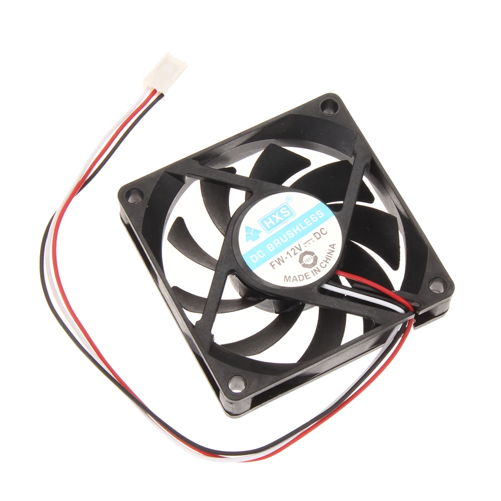 70mm PC CPU Cooling Cooler Fan DC 12V 3Pin Computer CPU Cooling Fan 2200RPM PC Case Chassis Fans Case Cooler