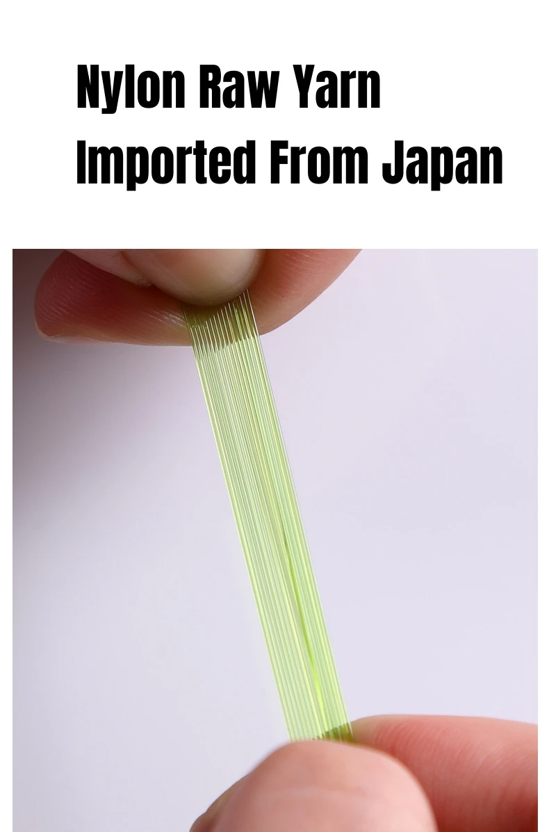 500 m, 1000 m, unsichtbare Angelschnur, superstarke Monofilament-Nylonschnur, japanisches Material, fluorkohlenstoffbeschichtete Speckle für Karpfen, Pesca – Detail 1