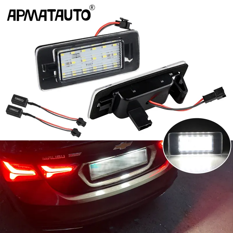 6000K WHITE SMD LED License Plate Light For 2014-2021 Chevy Camaro Malibu Volt e