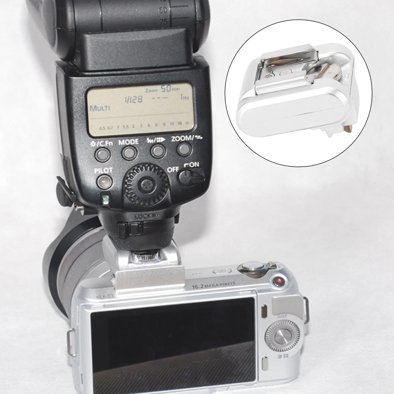 NEX-3 C3 F3 NEX-5 NEX 5N 5R 5C 5T 카메라 플래시 마운트 액세서리용 핫슈 어댑터 마운트