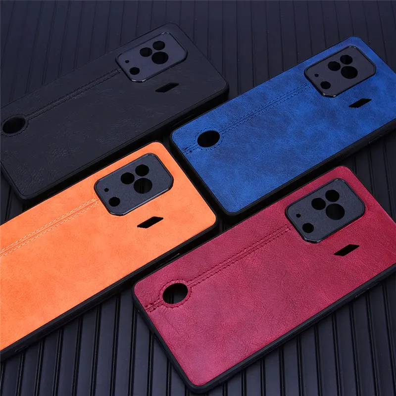 Premium PU Leather Shockproof Hard Back Cover