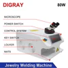 DIGRAY Jewelry Laser Welding Machine 80W Soldering Mini Portable Fiber Laser Welder for Gold Silver Titanium Rings Necklace Meta 4