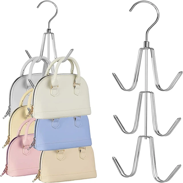 Handbag Storage Hanger Metal Rotatable Hook For Organizing And Storing  Multifunctional Bag Tie Holder Household Storage Rack - AliExpress