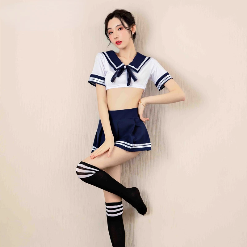 

Women Sexy Lingerie Cosplay Student Uniform School Girl Roleplay Ladies Erotic Costume Babydoll Dress Lace Miniskirt Sex Outfit