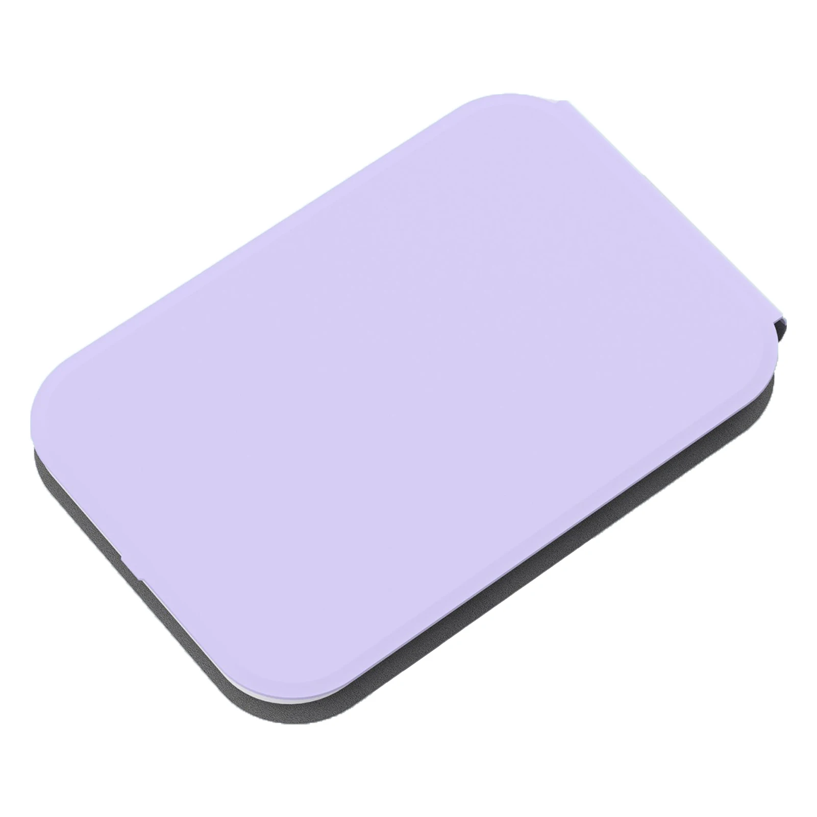 

Portable Makeup Mirror For Desk Leather Cover Touch Screen Rechargeable Rotation Auto Shutdown 3 Color Modes With LED Light