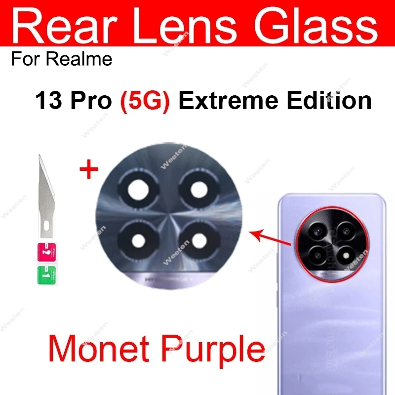 Premium Rear Camera Glass Lens with Adhesive for Easy Replacement - High-Quality Repair Component