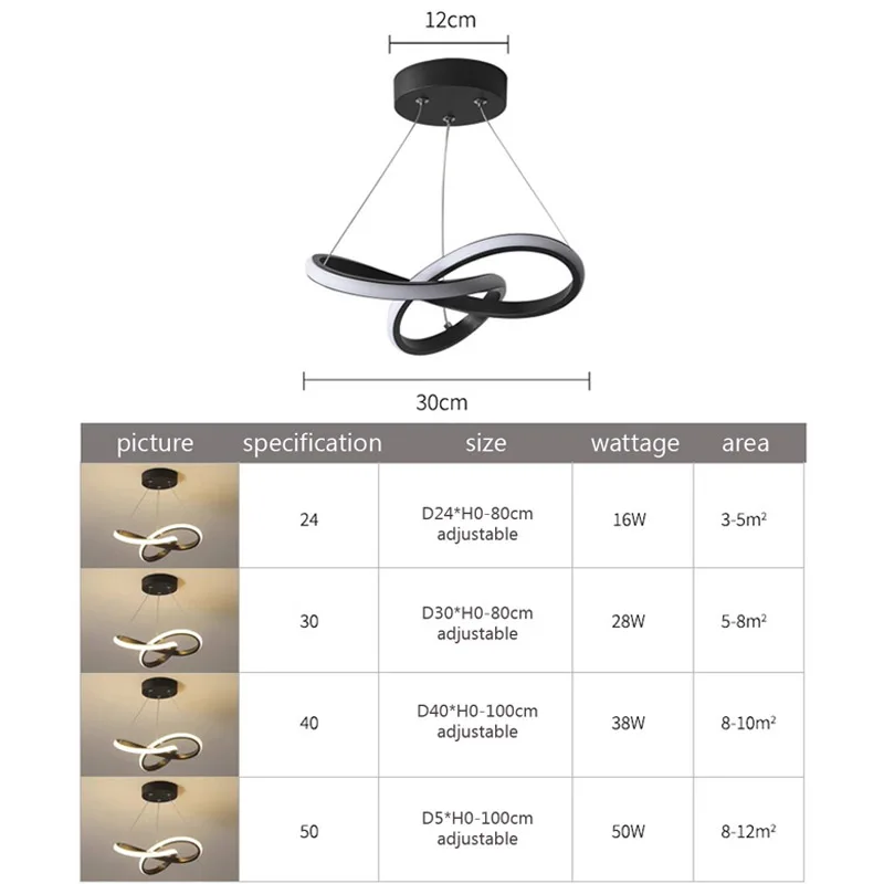 Modern LED Dining Room Lamp Personality Creativity Simple dining room chandelier Nordic Modern Simple Dining Room Hotel Lamp