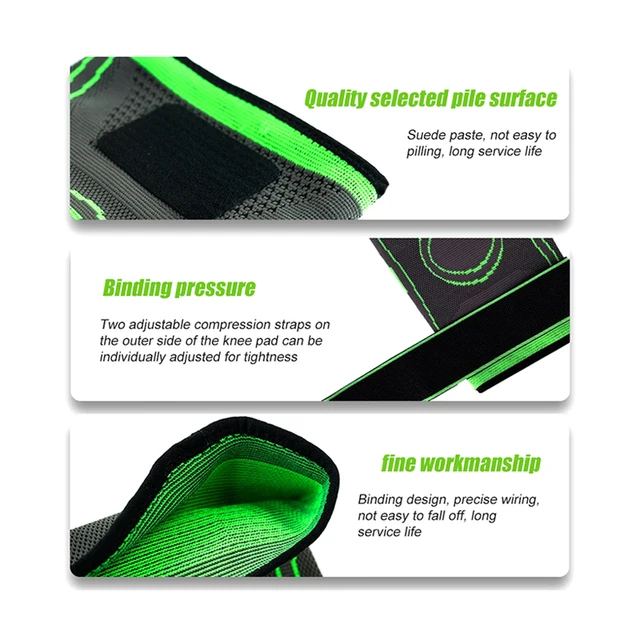 1PS Knee Brace Compression Knit Knee Pad For Sports Quickly Absorb Perspiration Keep Knees Warm Knee Boosters Breathable Support 5